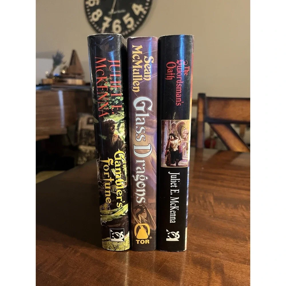 Fantasy Hardcover Book Lot -‎ Juliet E McKenna & Sean McMullen - Like New
